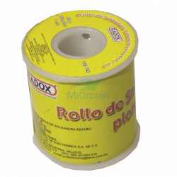 SOLDADURA ESTAÑO-PLOMO 60/40 ROLLO DE 450g - RADOX