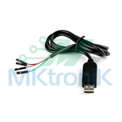 ADAPTADOR SERIAL PL2303 USB A TTL RS232 4 PINES