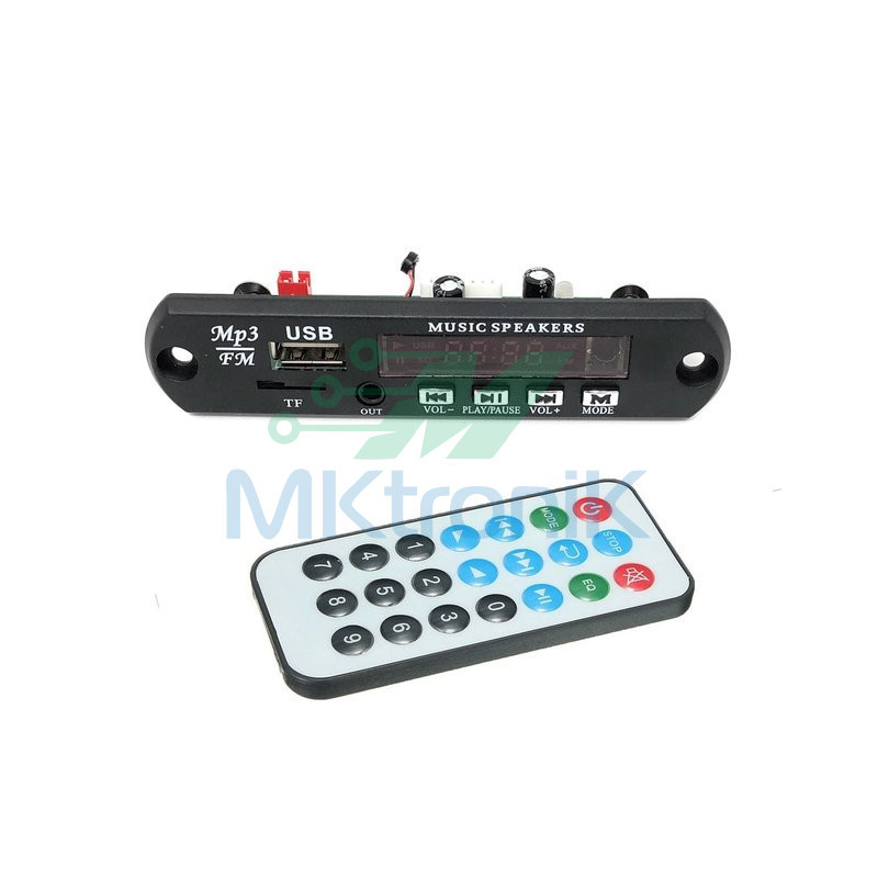 MODULO BLUETOOTH MP3 C/ENTRADA MICRO SD Y USB / FM / CONTROL REMOTO
