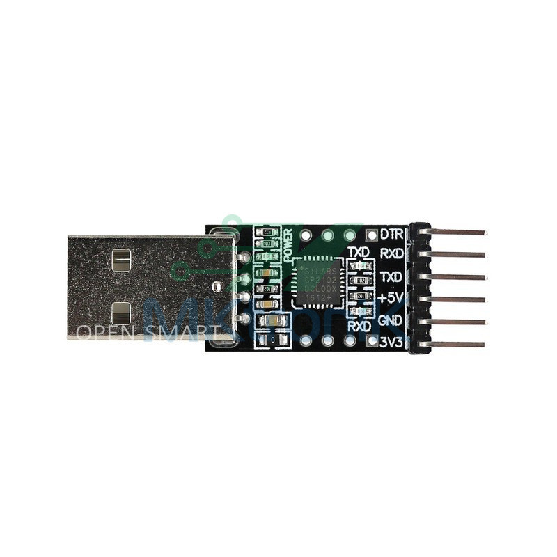 PROGRAMADOR CONVERTIDOR CP2102 USB 2.0 A SERIAL TTL / UART / CONECTOR DE 6 PINES /