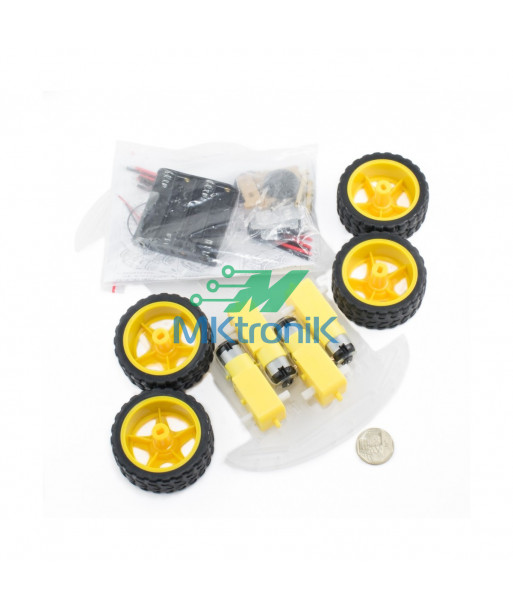 CHASIS SEGUIDOR DE LINEA KIT / PLATAFORMA ROBOT MOVIL 4WD CHASIS SEGUIDOR DE LINEA KIT / PLATAFORMA ROBOT MOVIL 4WD