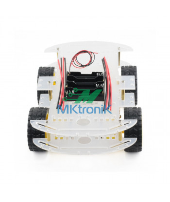 CHASIS SEGUIDOR DE LINEA KIT / PLATAFORMA ROBOT MOVIL 4WD