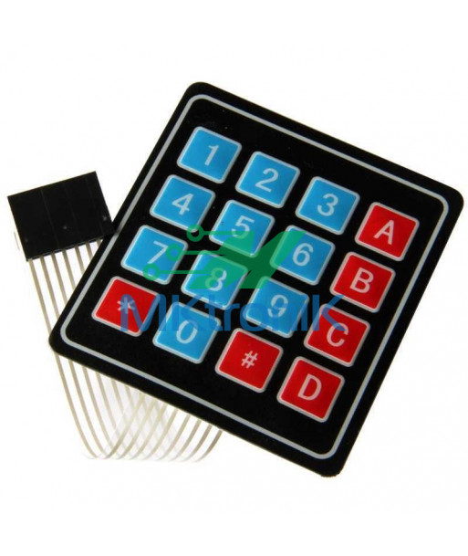 (C2) TECLADO MATRICIAL 4X4 / TIPO MEMBRANA