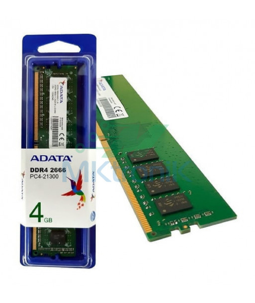 MEMORIA RAM ADATA UDIMM DDR4 4GB PC4-21300 / 2666MHZ / CL19 288PIN 1.2V PC