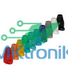 CAPUCHON PROTECTOR PARA CONECTOR PLUG RJ45 / MULTICOLOR