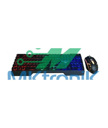 KIT DE TECLADO Y MOUSE GAMER / RETROILUMINADO NACEB