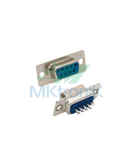 CONECTOR DB9 HEMBRA 9 PINES