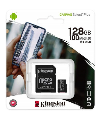 MEMORIA KINGSTON MICRO SD 128GB / SDCS2-1288GB / USB 3.1/3.0/2.0