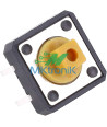 INTERRUPTOR PUSH BUTTON 12X12X6mm 4 PINES / NO / SOLO INTERRUPTOR