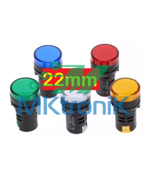(E2) FOCO PILOTO LED PARA TABLERO INDUSTRIAL / 220V / 22MM (E2) FOCO PILOTO LED PARA TABLERO INDUSTRIAL / 220V / 22MM