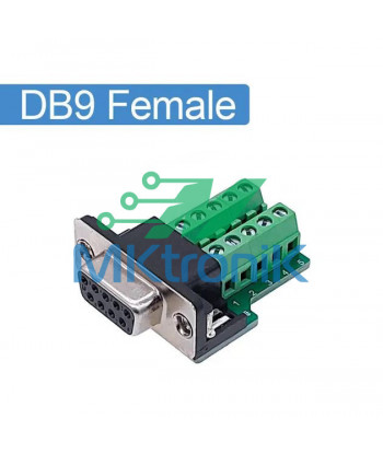(D4) CONECTOR DB9 HEMBRA 9 PINES CONVERTIDOR RS232 / 485