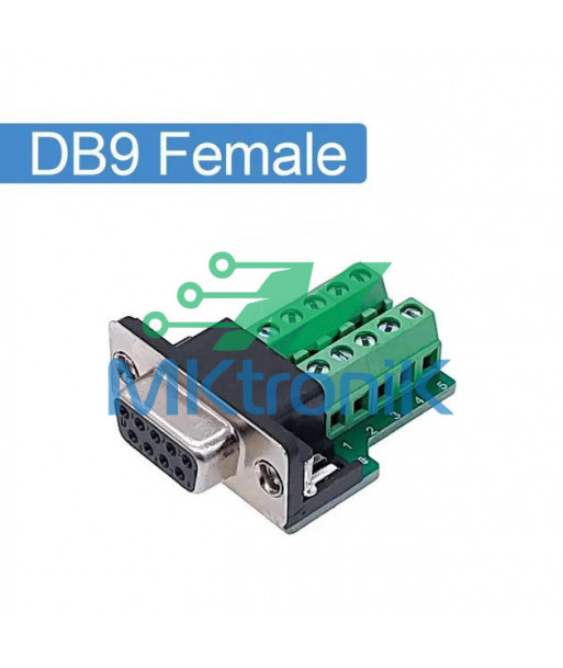 (D4) CONECTOR DB9 HEMBRA 9 PINES CONVERTIDOR RS232 / 485