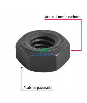 TUERCA HEXAGONAL, GRADO 5 / 5/16 / 8MM / 44696